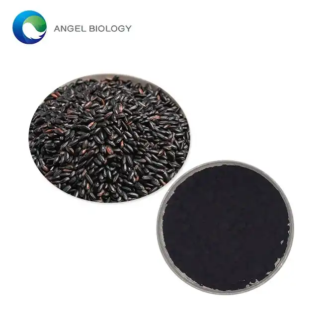 What are the Active Compounds in Black Rice Extract Powder？